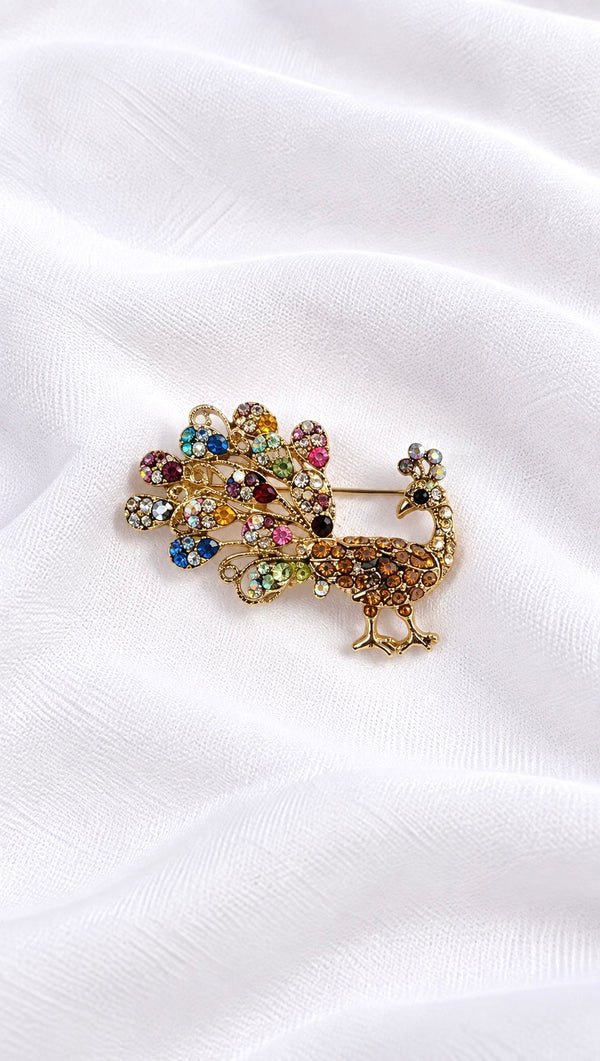Royal Peacock - Brooch