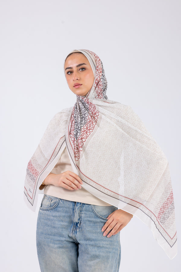 Signature Monogram - Chiffon Printed