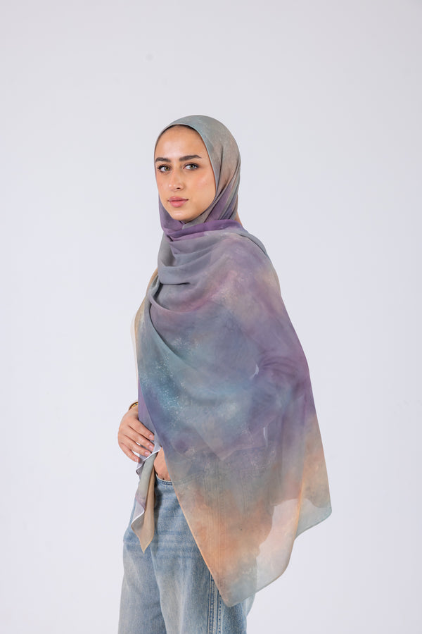 Aurora Haze - Chiffon Printed