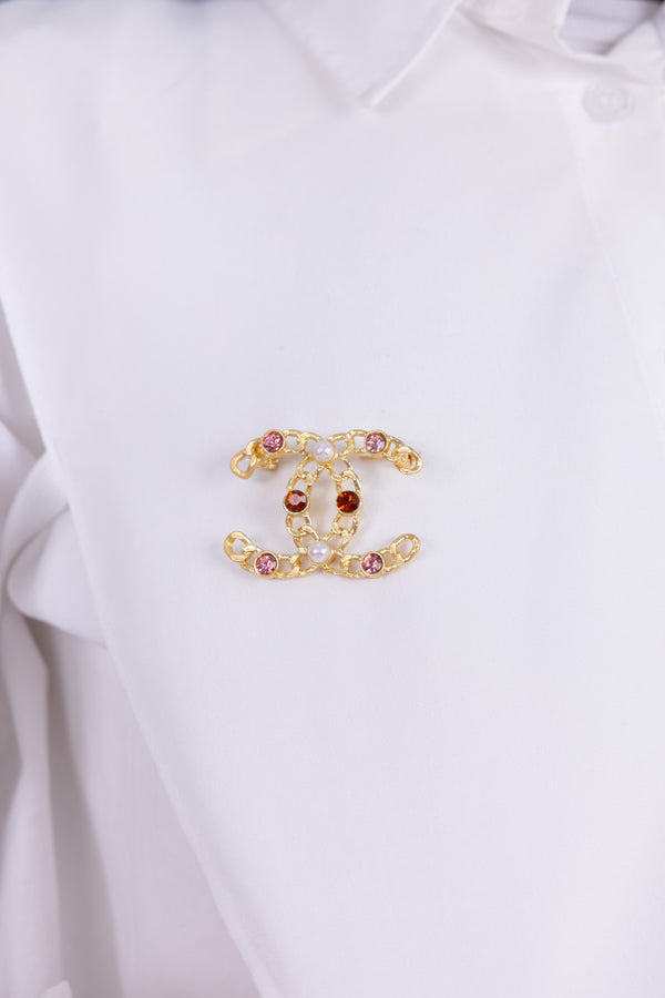 Pearl Charm - Brooch