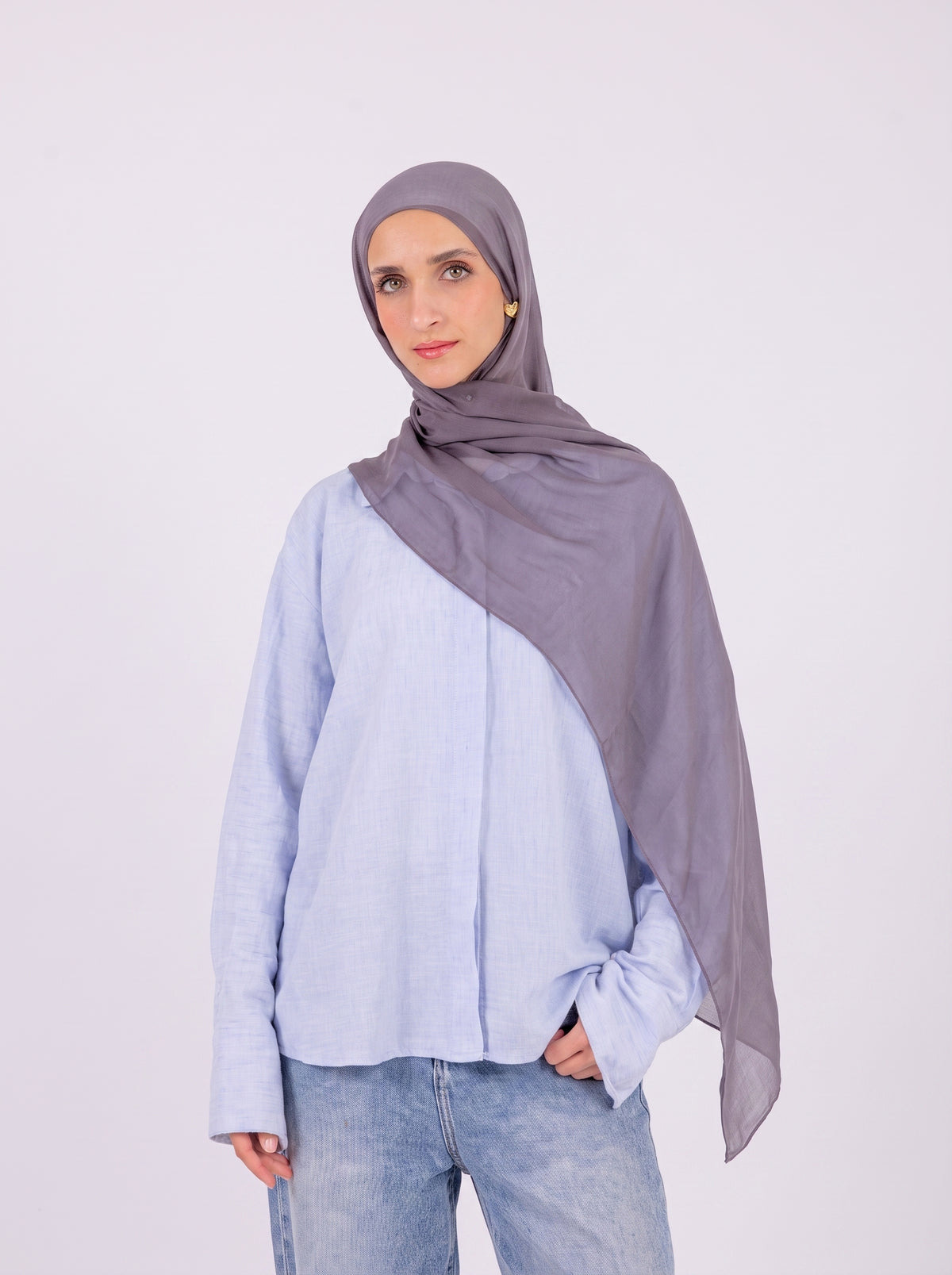 Smoky Grey - Modal Plain