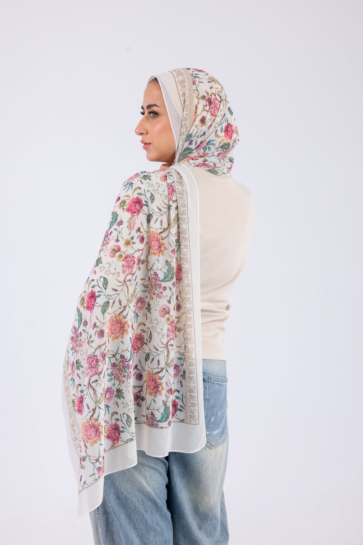 Vintage Bloom - Chiffon Printed