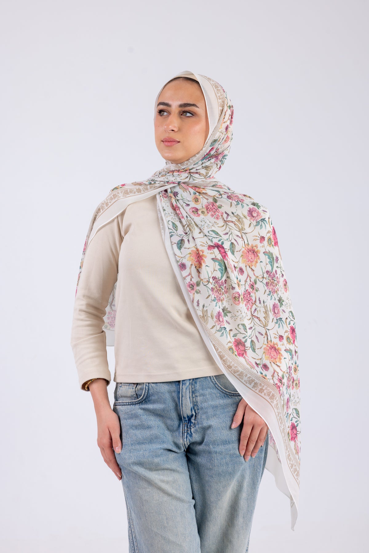 Vintage Bloom - Chiffon Printed