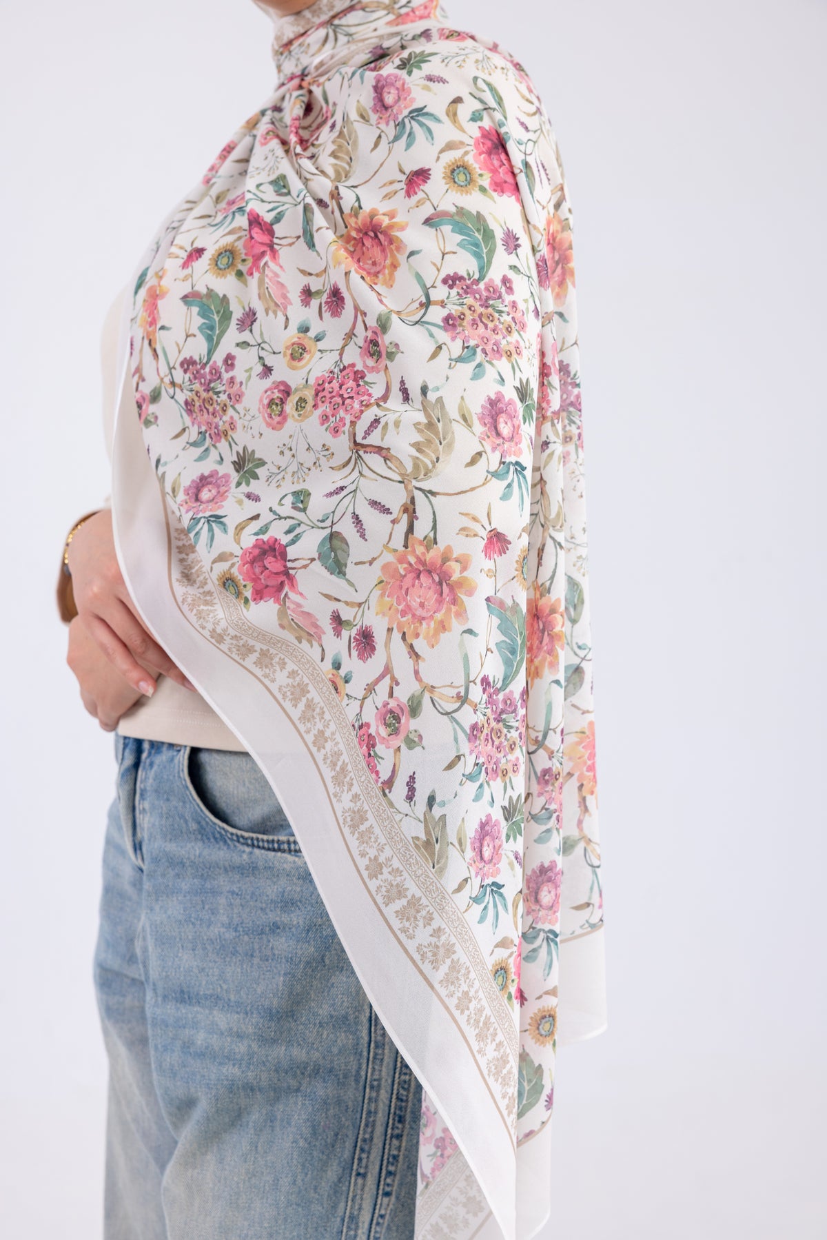 Vintage Bloom - Chiffon Printed