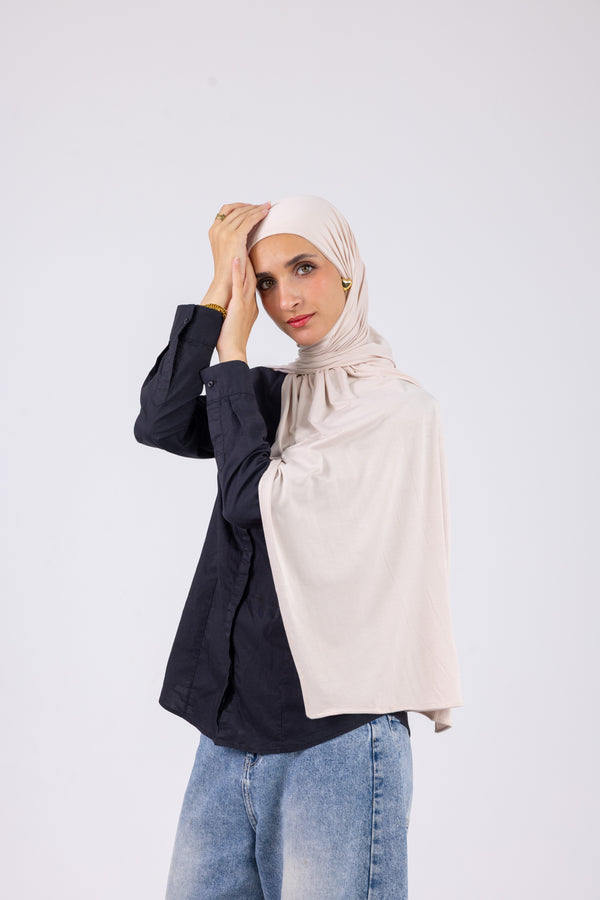 Soft Sand - Cotton Jill with bandana