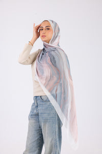 Blush Marble - Chiffon Printed