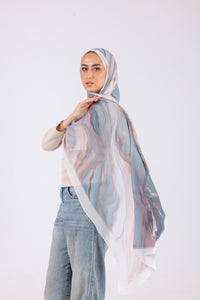 Blush Marble - Chiffon Printed
