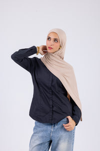 Warm Almond - Cotton Jill with bandana