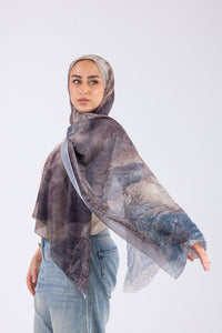 Smoky Paisley - Chiffon Printed