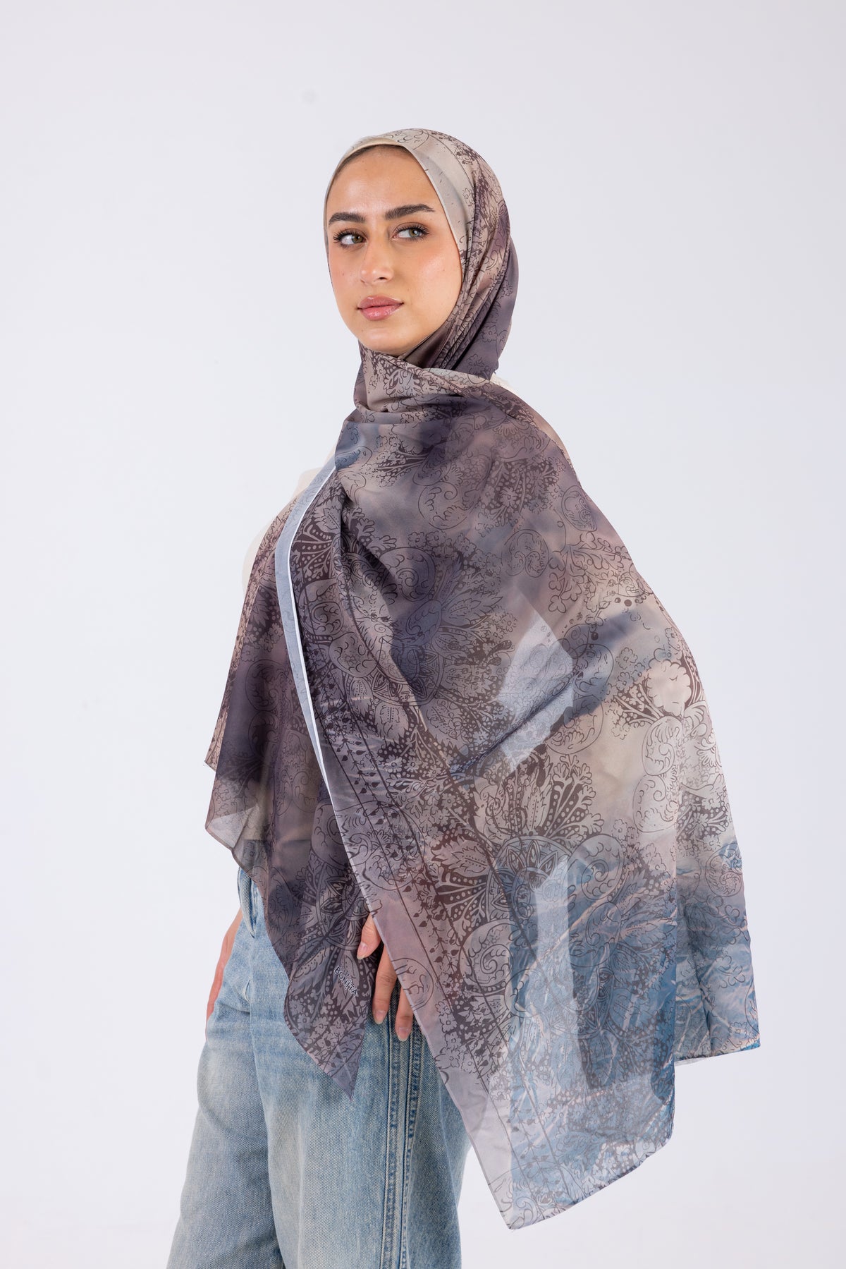Smoky Paisley - Chiffon Printed