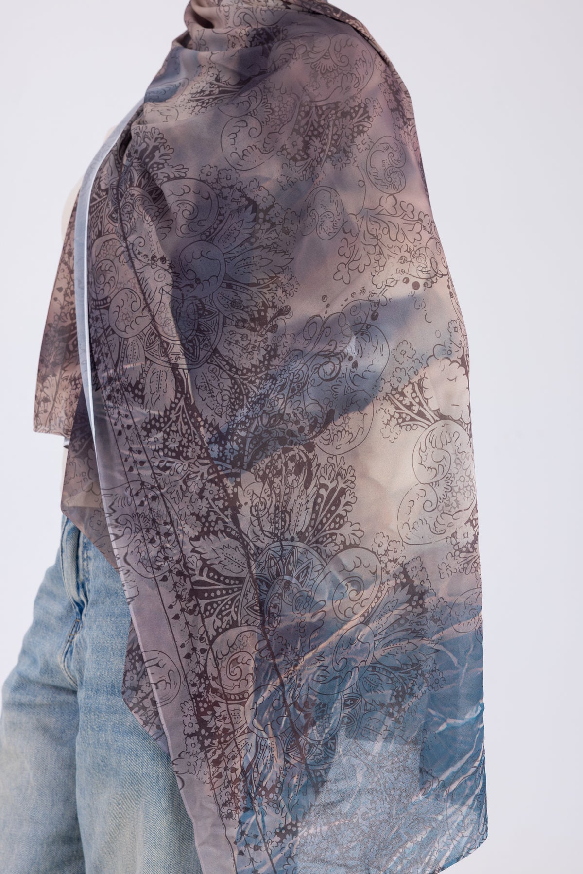 Smoky Paisley - Chiffon Printed