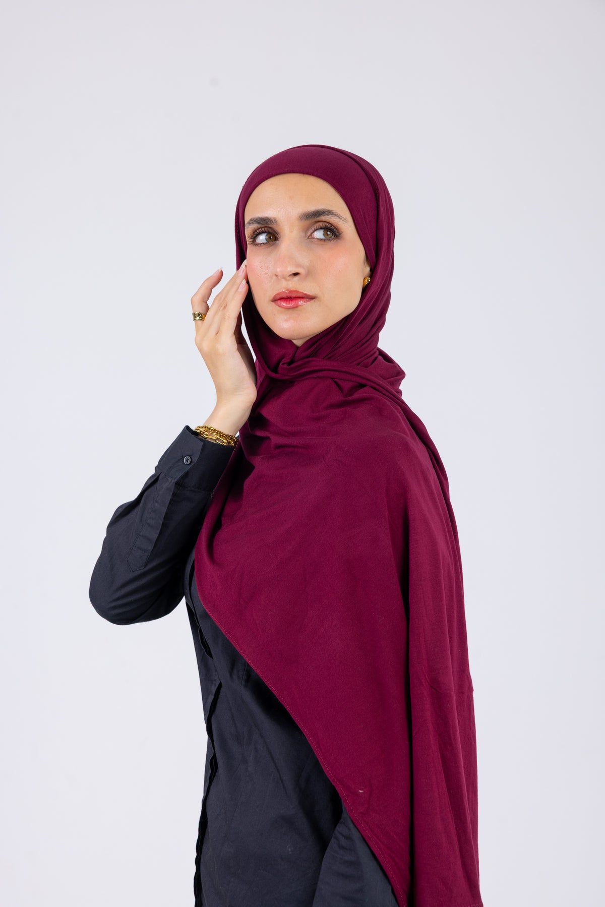 Berry - Cotton Jill with bandana