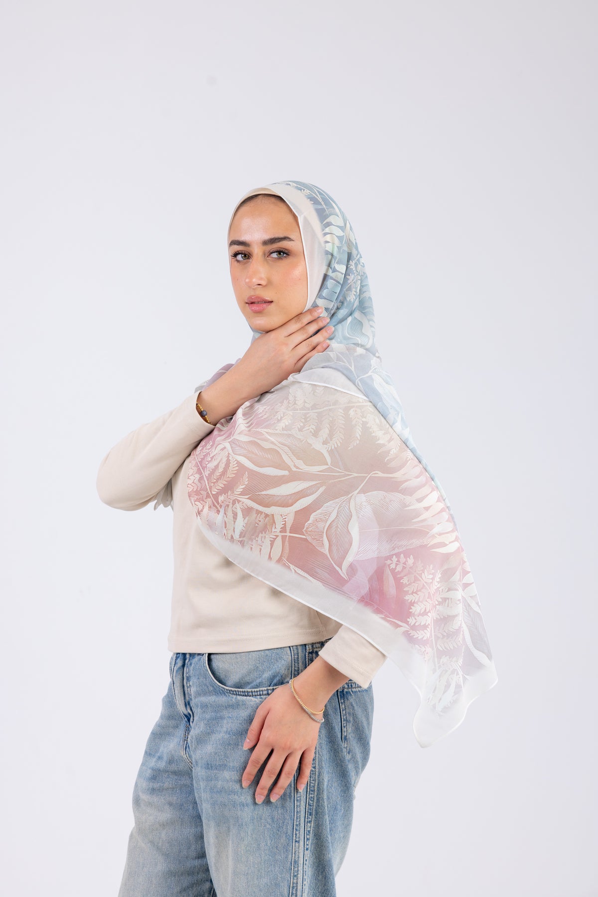 Pastel Botanica - Chiffon Printed