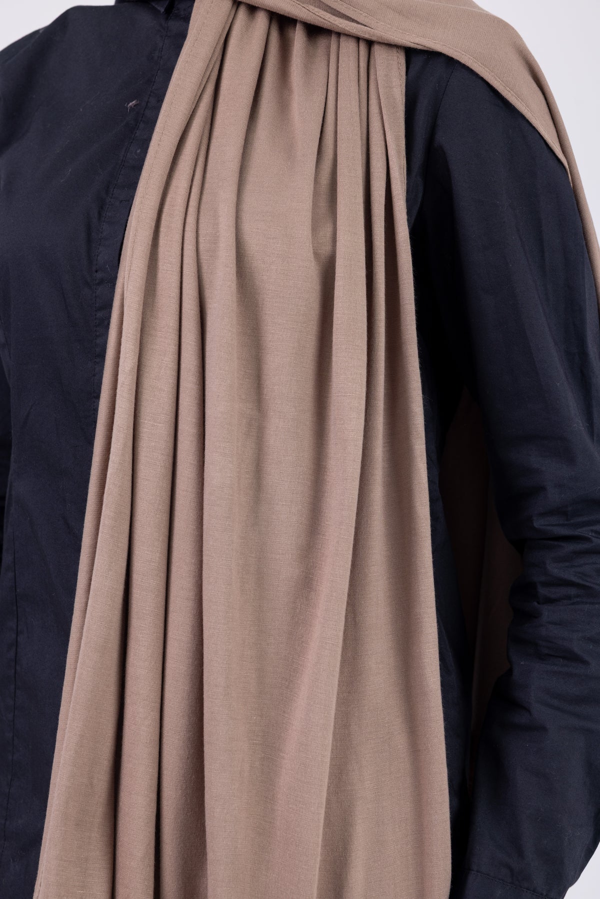 Mocha Taupe - Cotton Jill with bandana