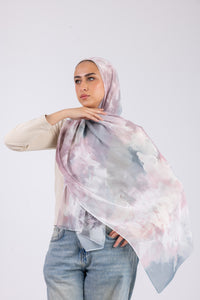 Pastel Mist - Chiffon Printed