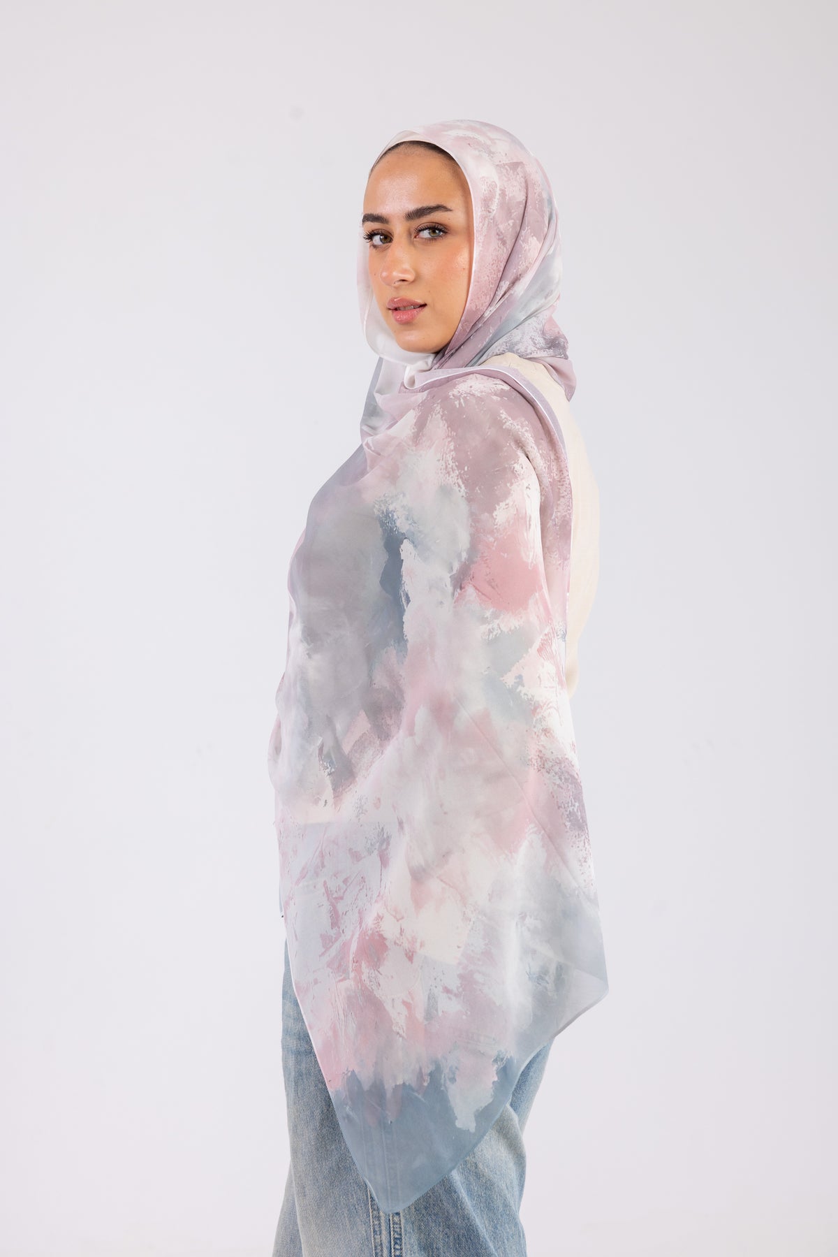 Pastel Mist - Chiffon Printed