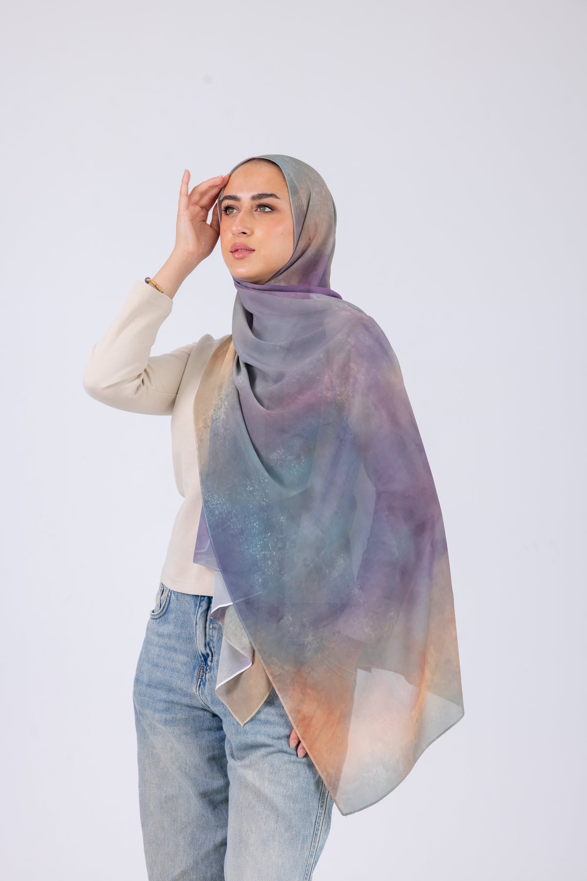 Aurora Haze - Chiffon Printed