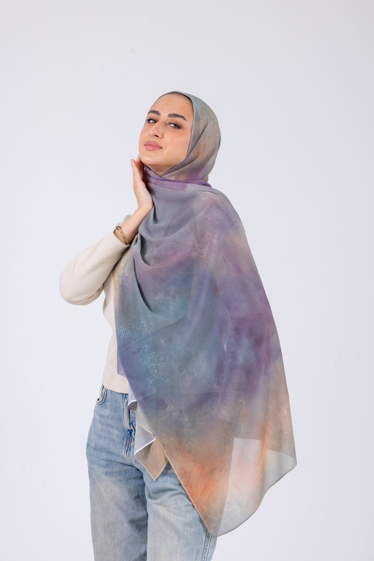 Aurora Haze - Chiffon Printed