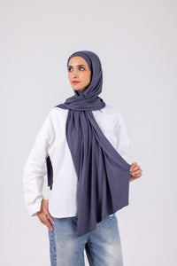 Slate Blue – Cotton Jill with bandana