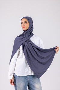 Slate Blue – Cotton Jill with bandana
