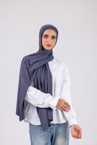 Slate Blue – Cotton Jill with bandana