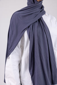 Slate Blue – Cotton Jill with bandana