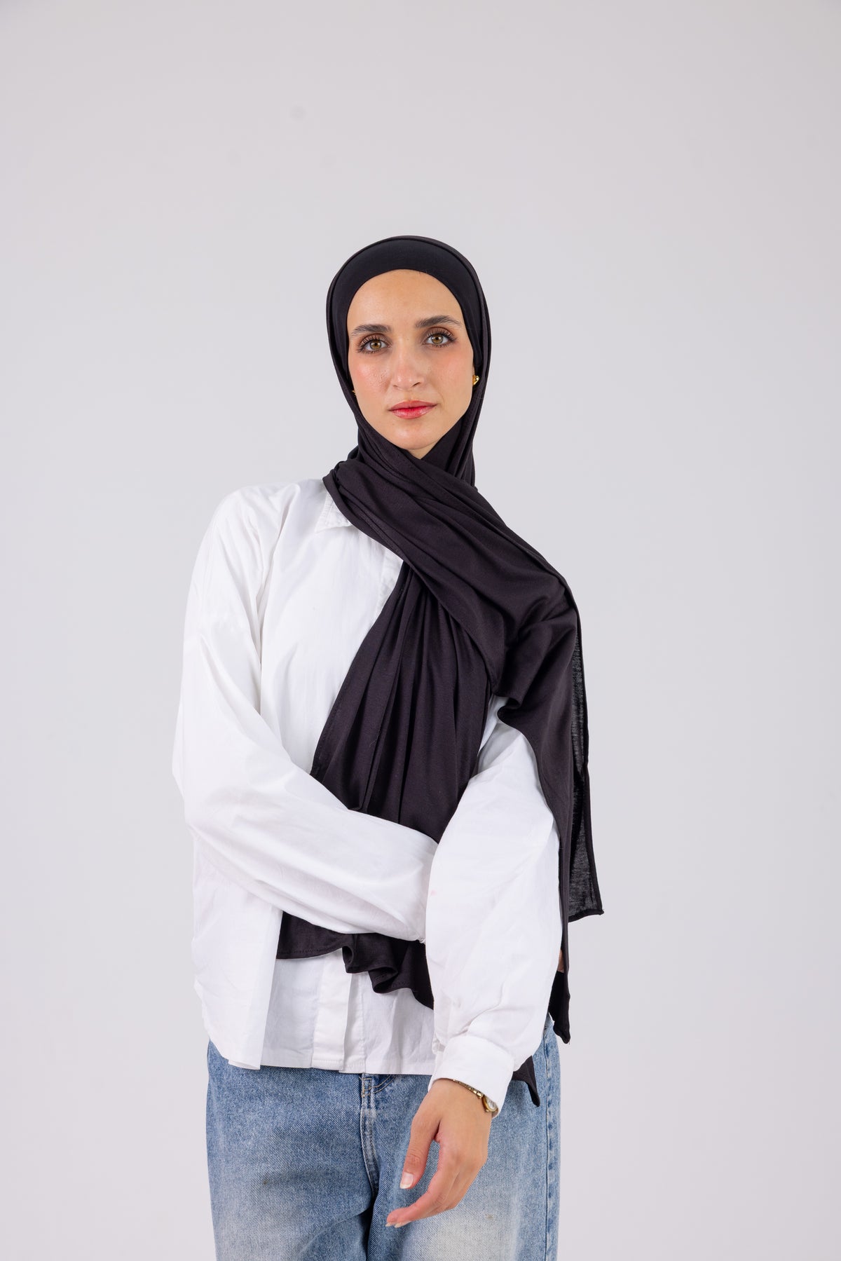 Jet Black – Cotton Jill with bandana
