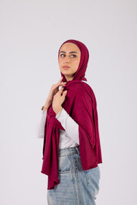 Berry Wine – Cotton Jill with bandana