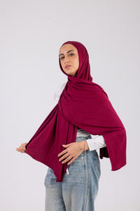 Berry Wine – Cotton Jill with bandana