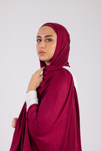 Berry Wine – Cotton Jill with bandana