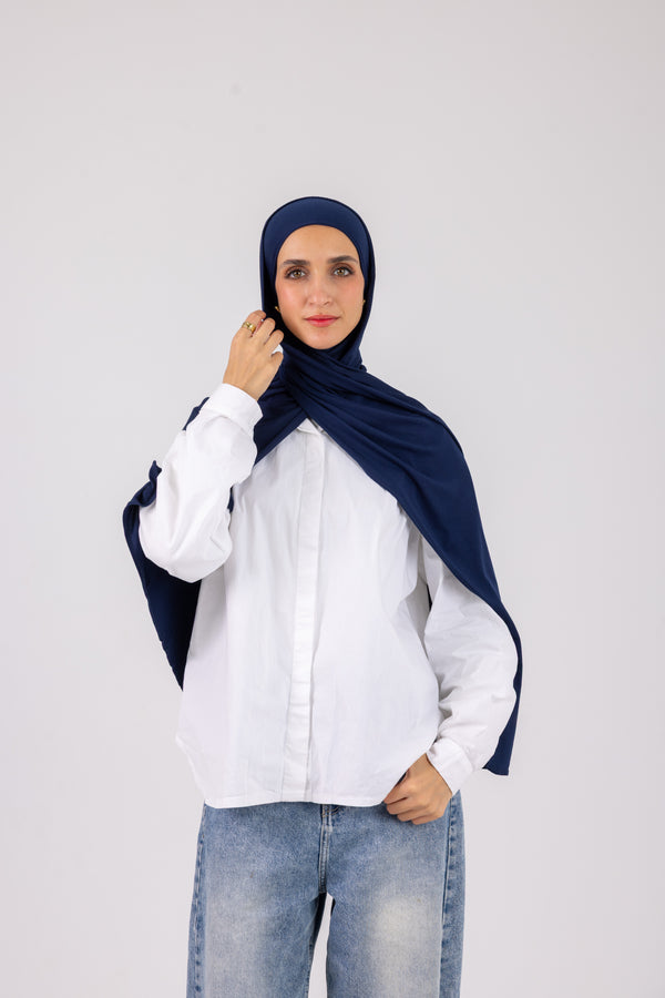 Classic Navy – Cotton Jill with bandana