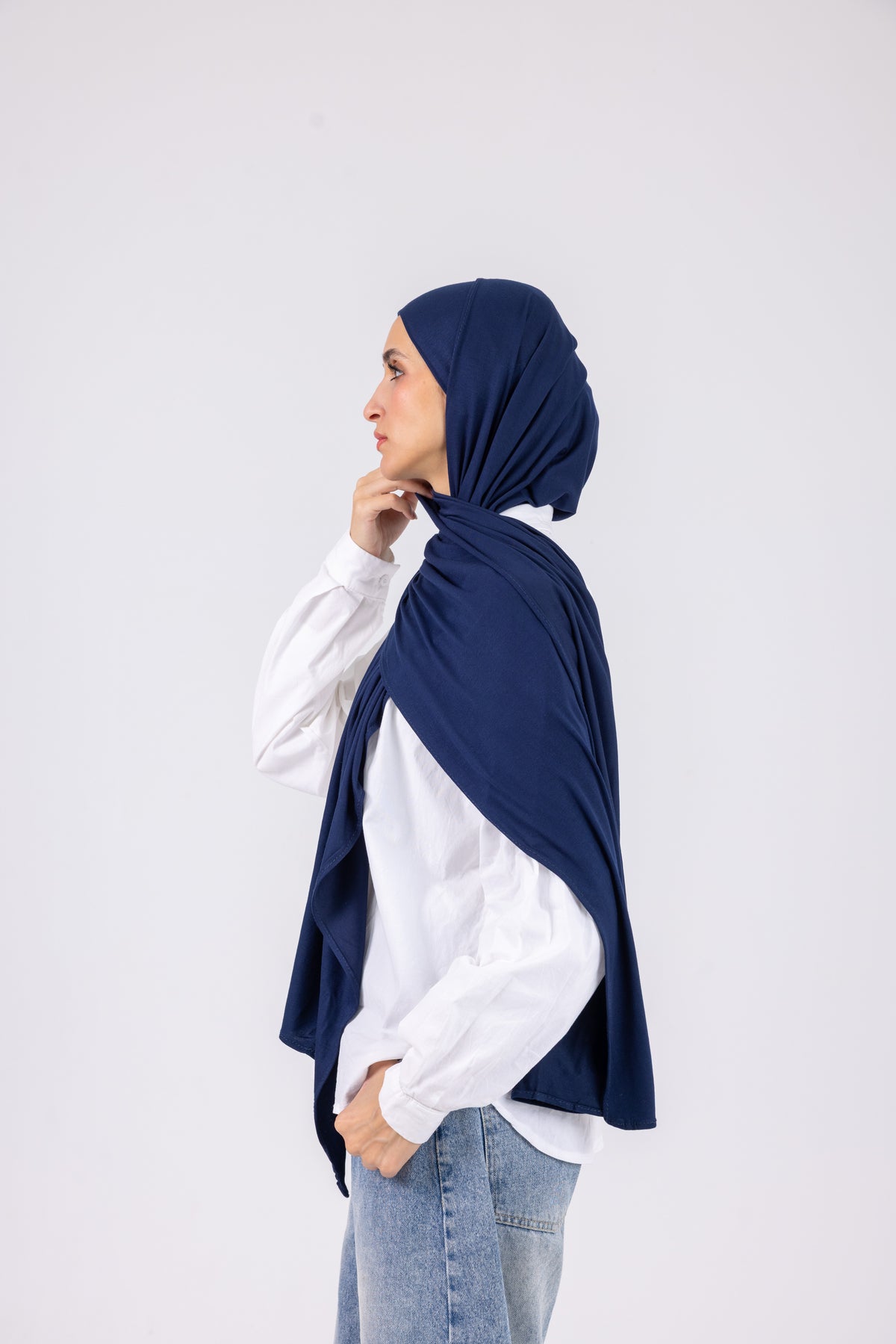 Classic Navy – Cotton Jill with bandana