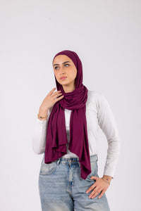 Mulberry Plum – Cotton Jill with bandana