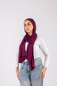 Mulberry Plum – Cotton Jill with bandana
