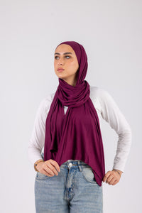 Mulberry Plum – Cotton Jill with bandana
