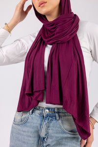 Mulberry Plum – Cotton Jill with bandana