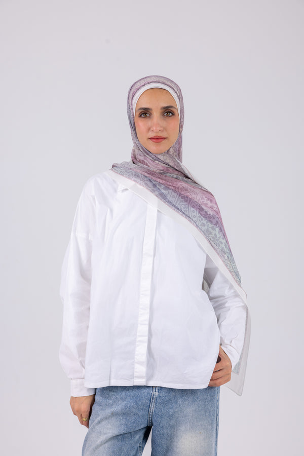 Pastel Ornament - Chiffon Printed