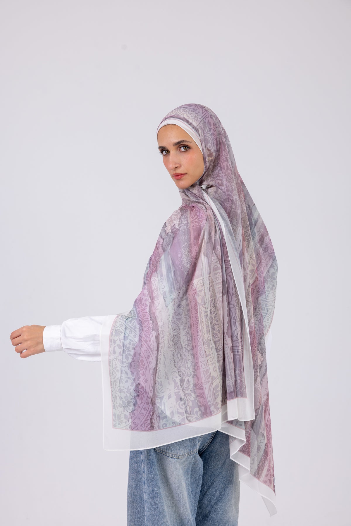 Pastel Ornament - Chiffon Printed