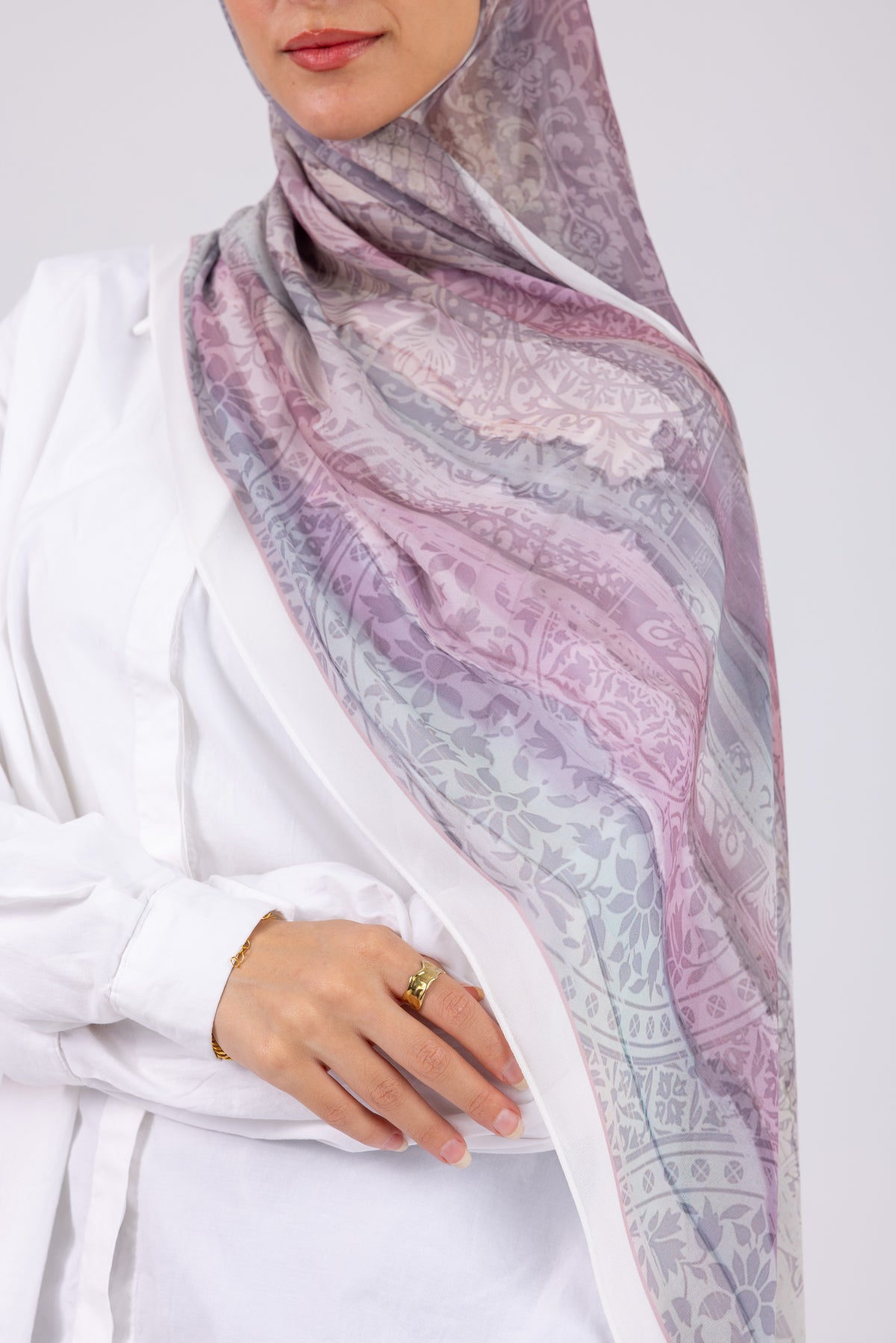 Pastel Ornament - Chiffon Printed