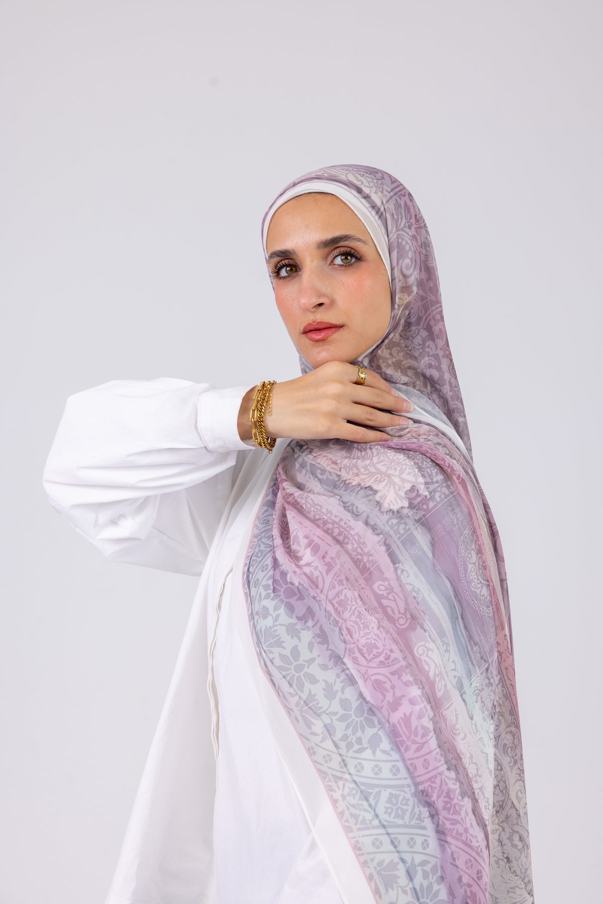 Pastel Ornament - Chiffon Printed