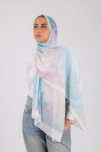 Pastel Breeze - Chiffon Printed
