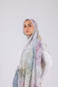 Pastel Feathers - Chiffon Printed