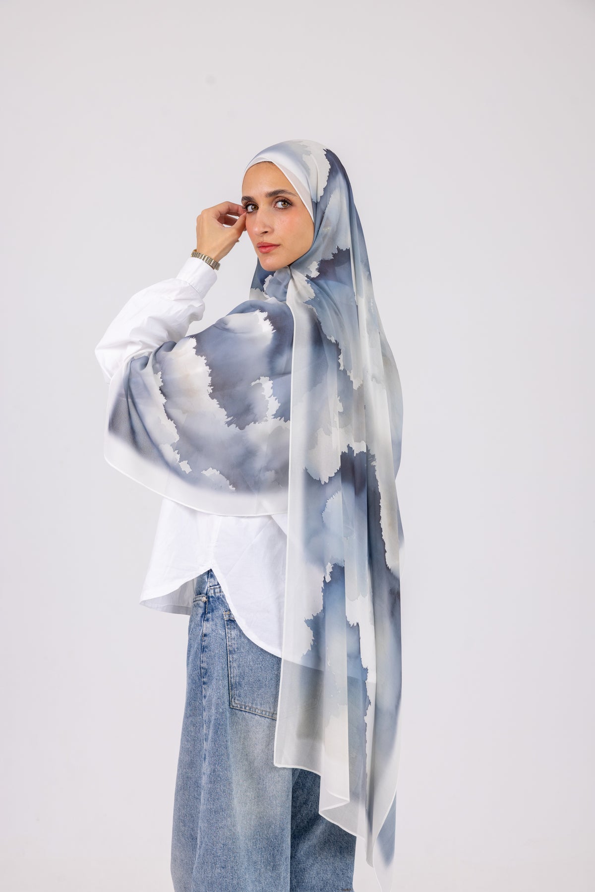 Misty Ink - Chiffon Printed