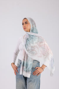 Sea Mist - Chiffon Printed