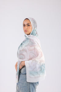Sea Mist - Chiffon Printed