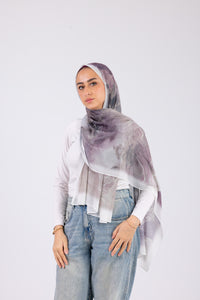Amethyst Contour - Chiffon Printed