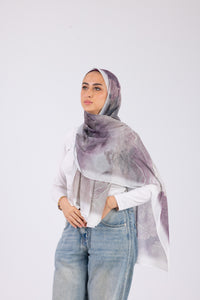 Amethyst Contour - Chiffon Printed