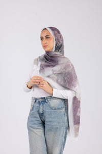 Amethyst Contour - Chiffon Printed