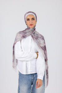 Marble Blush - Chiffon Printed