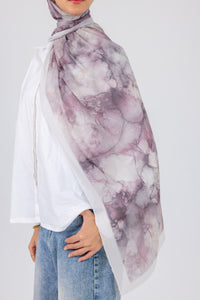 Marble Blush - Chiffon Printed